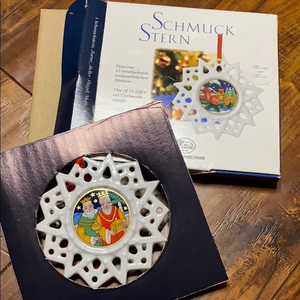 Hutschenreuther Schmuck Stern Kings‎ Christmas tree ornament NIB